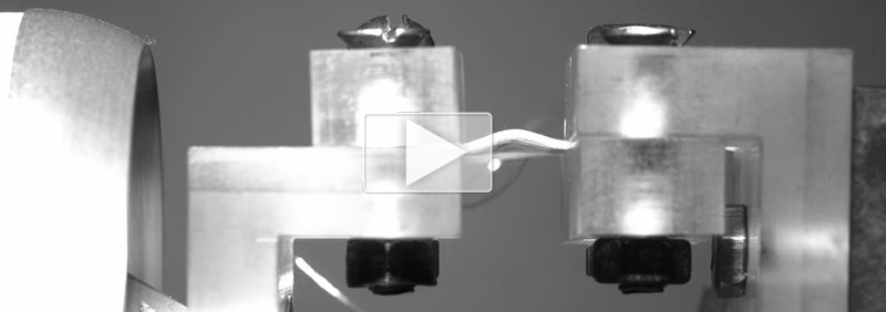 Material Testing -  Analyzing Material Properties - Flex Testing - Slow Motion Video Capture High Resolution Imaging